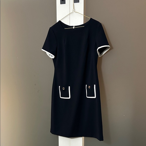 Tommy Hilfiger Dresses & Skirts - Tommy Hilfiger Navy Dress with White Trim